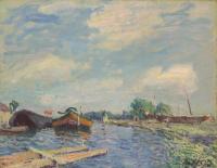 Sisley, Alfred - The Canal at Saint-Mammes